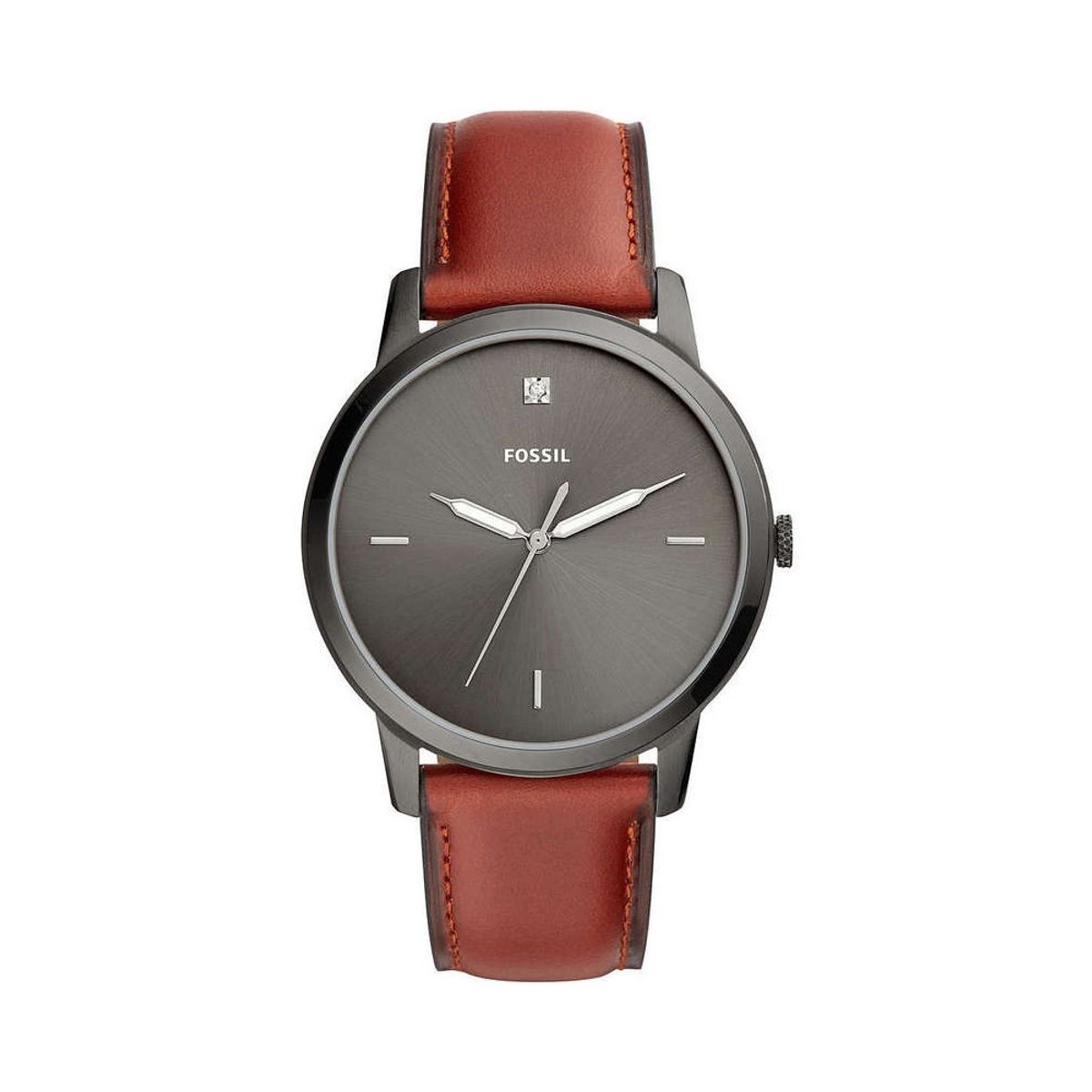 FOSSIL - Reloj Fossil Minimalist FS5479 Marrón De Cuero Piel Para Hombre.