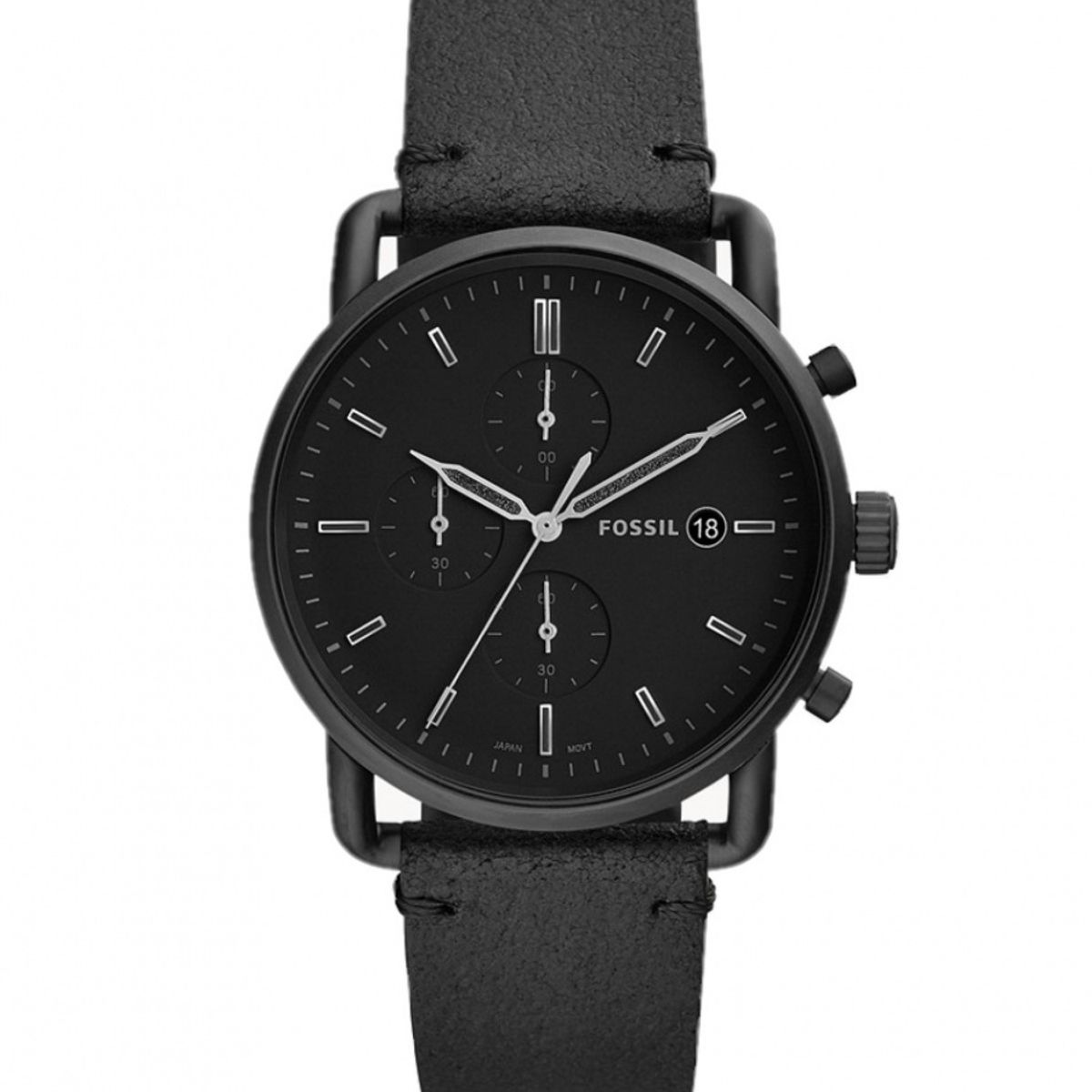 FOSSIL - Reloj Fossil Commuter FS5504 Negro De Acero inoxidable Para Hombre.