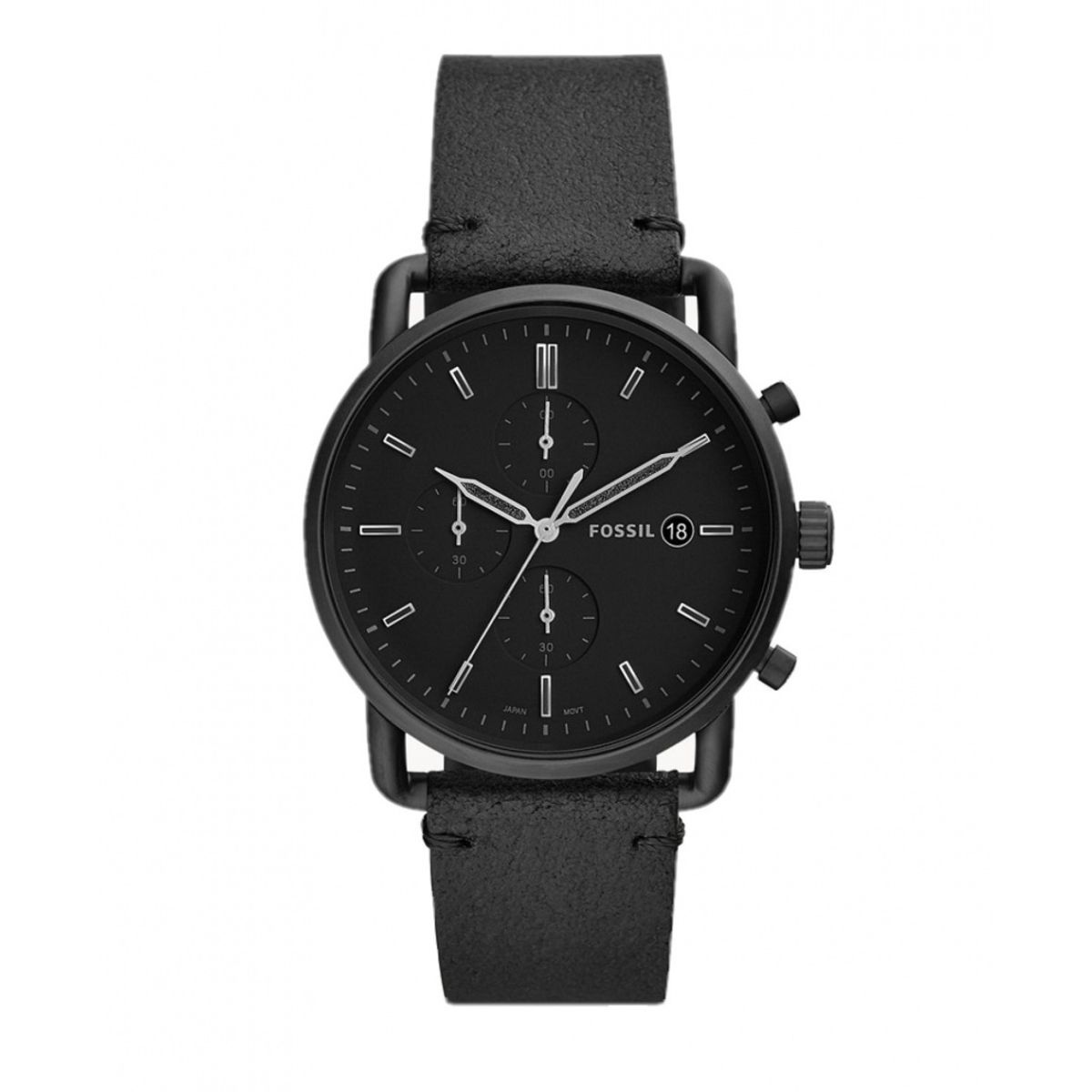FOSSIL - Reloj Fossil Commuter FS5504 Negro De Acero inoxidable Para Hombre.