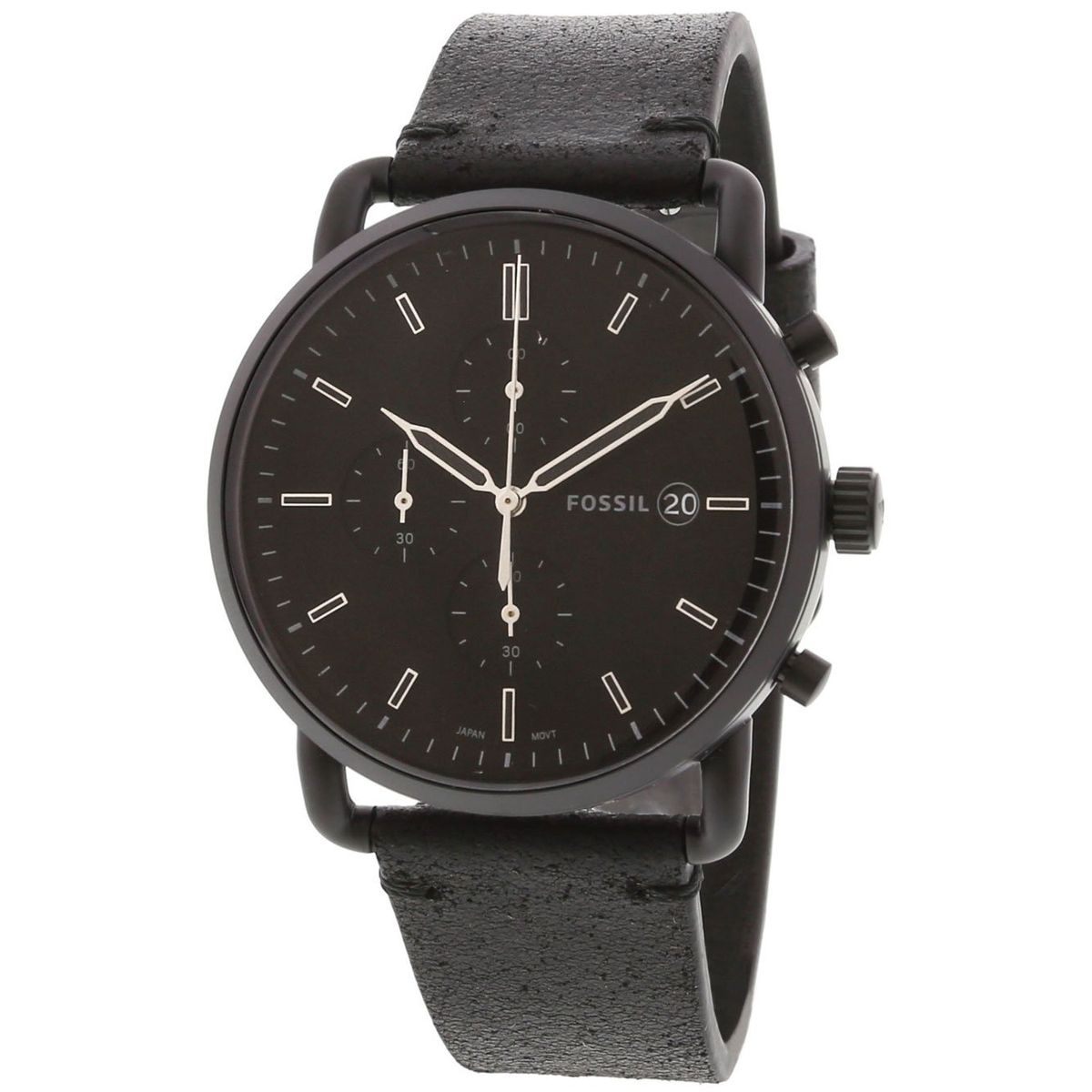FOSSIL - Reloj Fossil Commuter FS5504 Negro De Acero inoxidable Para Hombre.