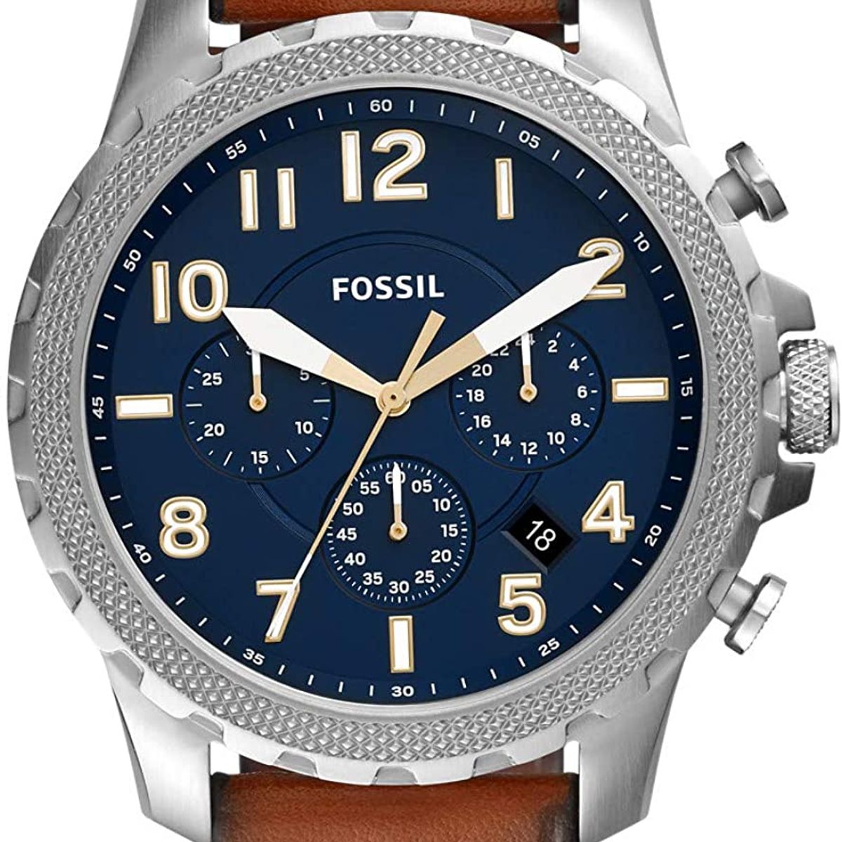 FOSSIL - Reloj Fossil Bowman FS5602 Marrón De Cuero Piel Para Hombre.
