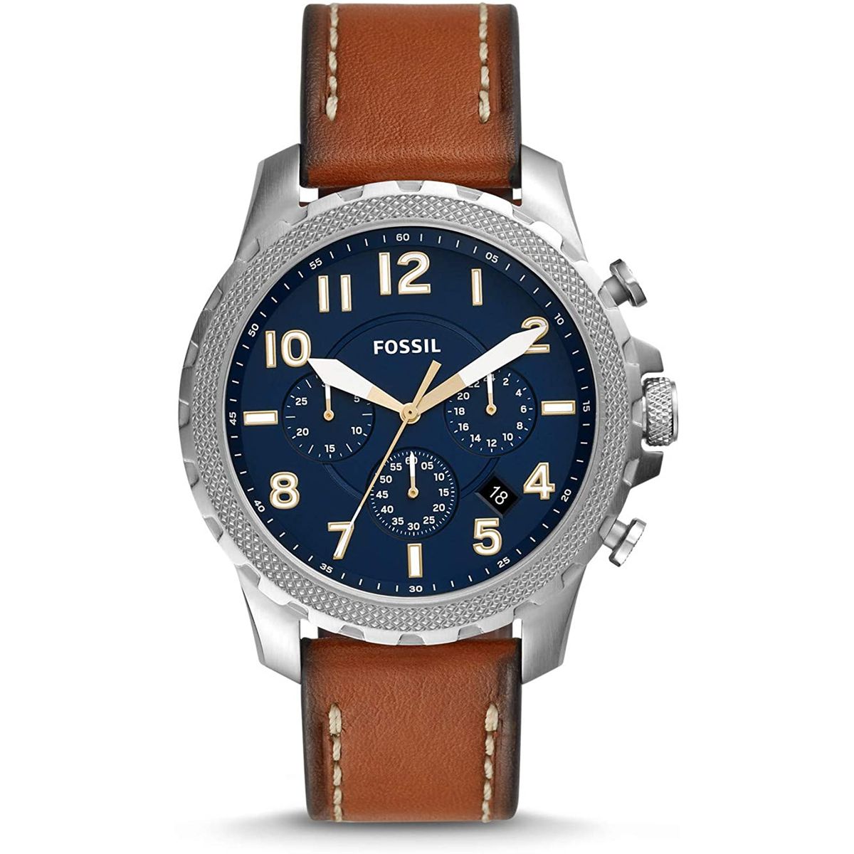 FOSSIL - Reloj Fossil Bowman FS5602 Marrón De Cuero Piel Para Hombre.