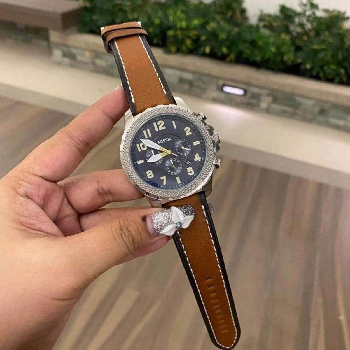 FOSSIL - Reloj Fossil Bowman FS5602 Marrón De Cuero Piel Para Hombre.