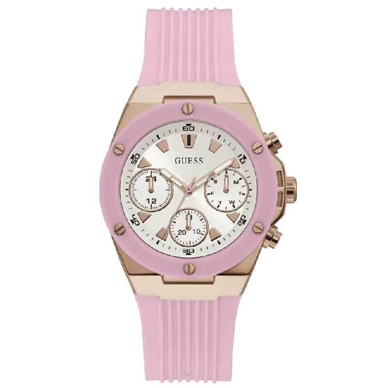 GUESS - Reloj Guess Athena GW0030L4 Rosa De Silicona Para Mujer.