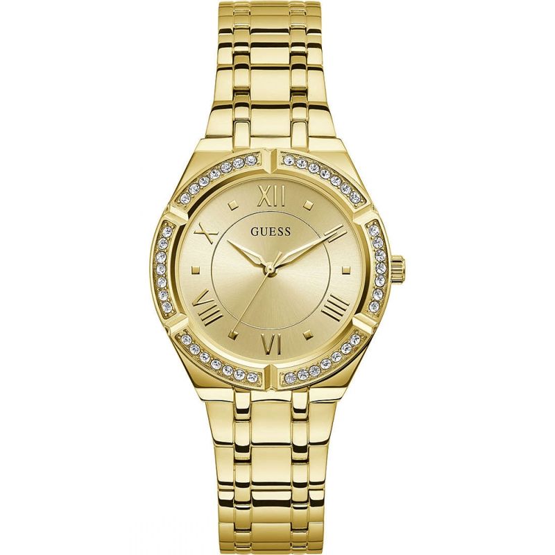 GUESS - Reloj Guess Cosmo GW0033L2 Dorado De Acero inoxidable Para Mujer.