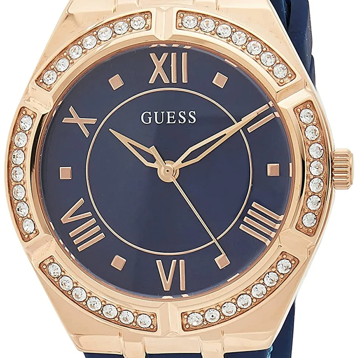 GUESS - Reloj Guess Cosmo GW0034L4 Azul De Silicona Para Mujer.
