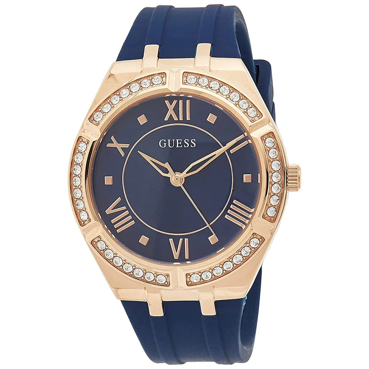 GUESS - Reloj Guess Cosmo GW0034L4 Azul De Silicona Para Mujer.