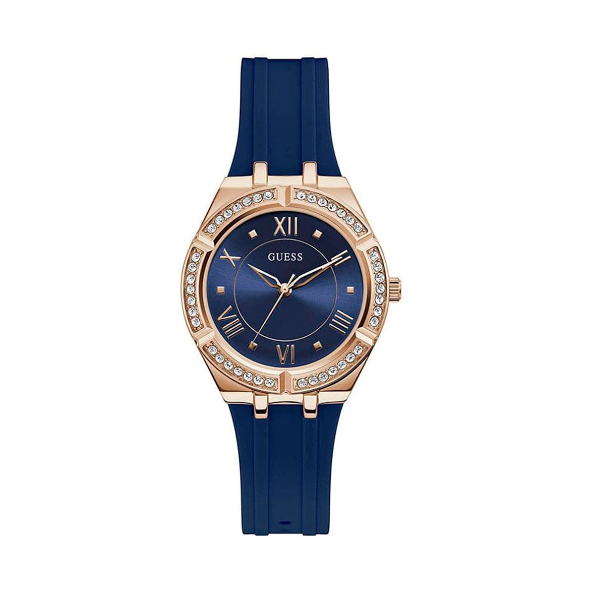 GUESS - Reloj Guess Cosmo GW0034L4 Azul De Silicona Para Mujer.