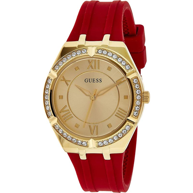 GUESS - Reloj Guess Cosmo GW0034L6 Rojo De Silicona Para Mujer.