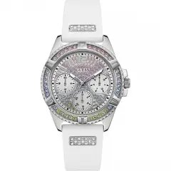 GUESS - Reloj Lady Frontier GW0045L1 Blanco De Silicona Para Mujer.