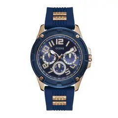 GUESS - Reloj Delta GW0051G3 Azul De Silicona Para Hombre.