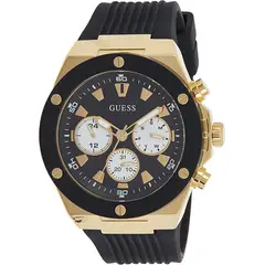 GUESS - Reloj Poseidon GW0057G1 Negro De Silicona Para Hombre.