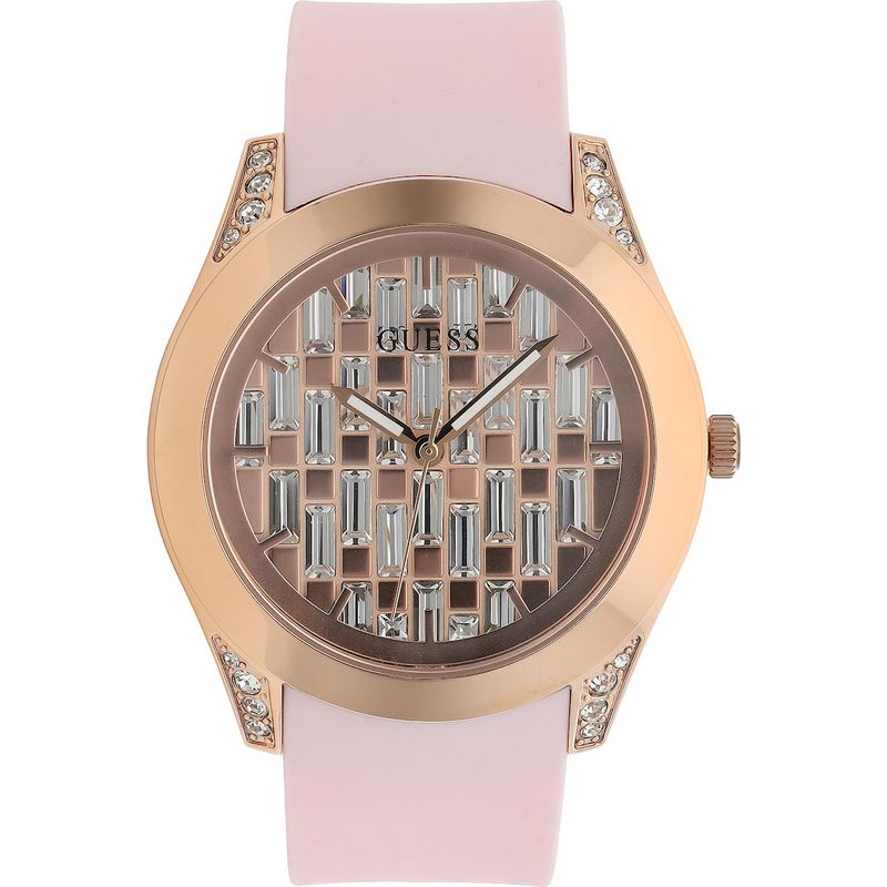 GUESS - Reloj Guess Clarity GW0109L2 Rosa De Silicona Para Mujer.