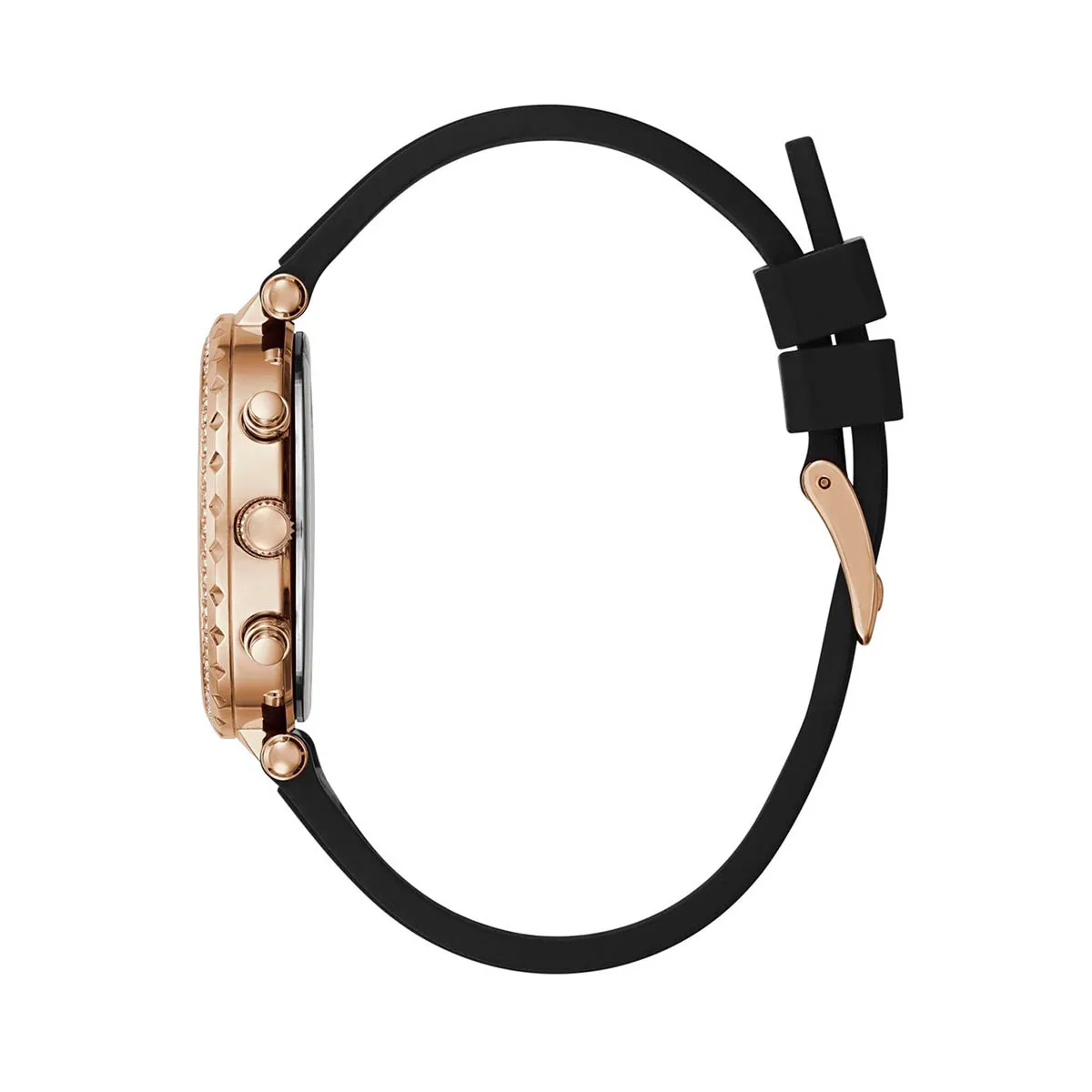 GUESS - Reloj Guess Solstice GW0113L2 Rose gold De Silicona Para Mujer.