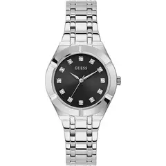 GUESS - Reloj Crystalline GW0114L1 Plateado De Acero inoxidable P Mujer