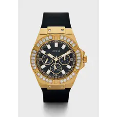 GUESS - Reloj Venus GW0118L1 Negro De Silicona Para Mujer.