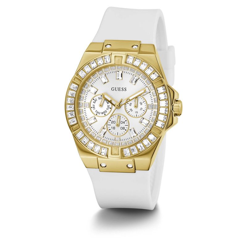 GUESS - Reloj Guess Venus GW0118L5 Blanco De Silicona Para Mujer.