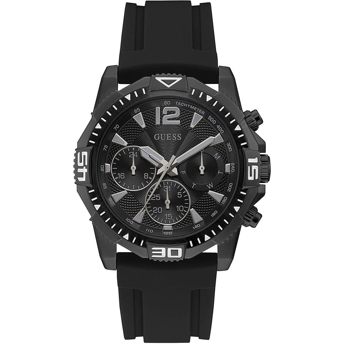 GUESS - Reloj Guess Commander GW0211G3 Negro De Silicona Para Hombre.