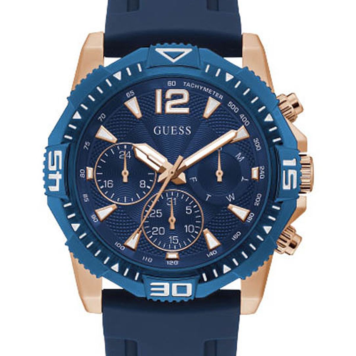 GUESS - Reloj Guess Commander GW0211G4 Azul De Silicona Para Hombre.