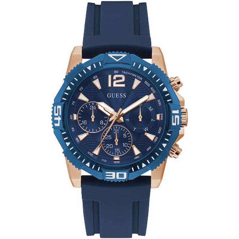 GUESS - Reloj Guess Commander GW0211G4 Azul De Silicona Para Hombre.