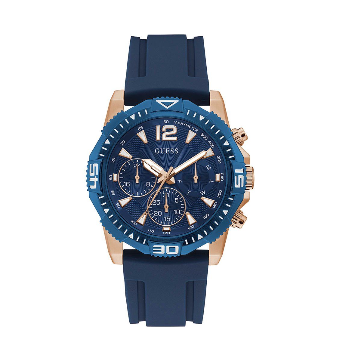 GUESS - Reloj Guess Commander GW0211G4 Azul De Silicona Para Hombre.