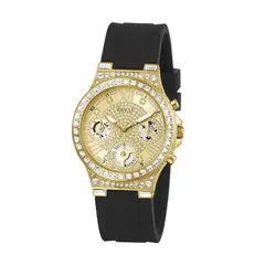 GUESS - Reloj Moonlight GW0257L1 Negro De Silicona Para Mujer