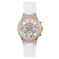 GUESS - Reloj Moonlight GW0257L2 Blanco De Silicona Para Mujer.