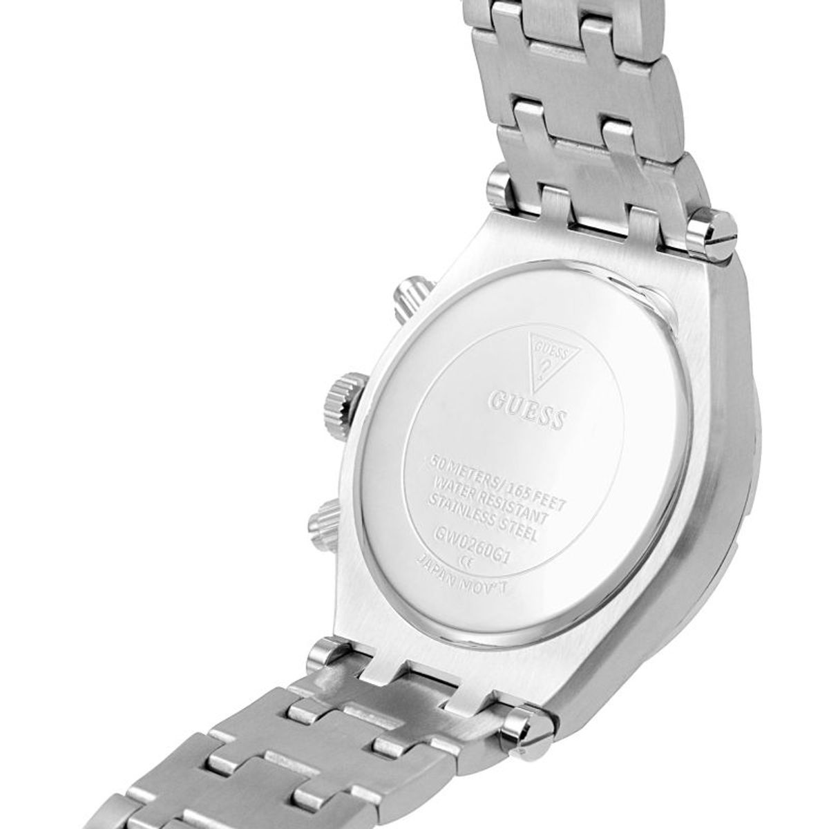 GUESS - Reloj Guess Continental GW0260G1 Plateado De Acero inoxidable P Hombre.