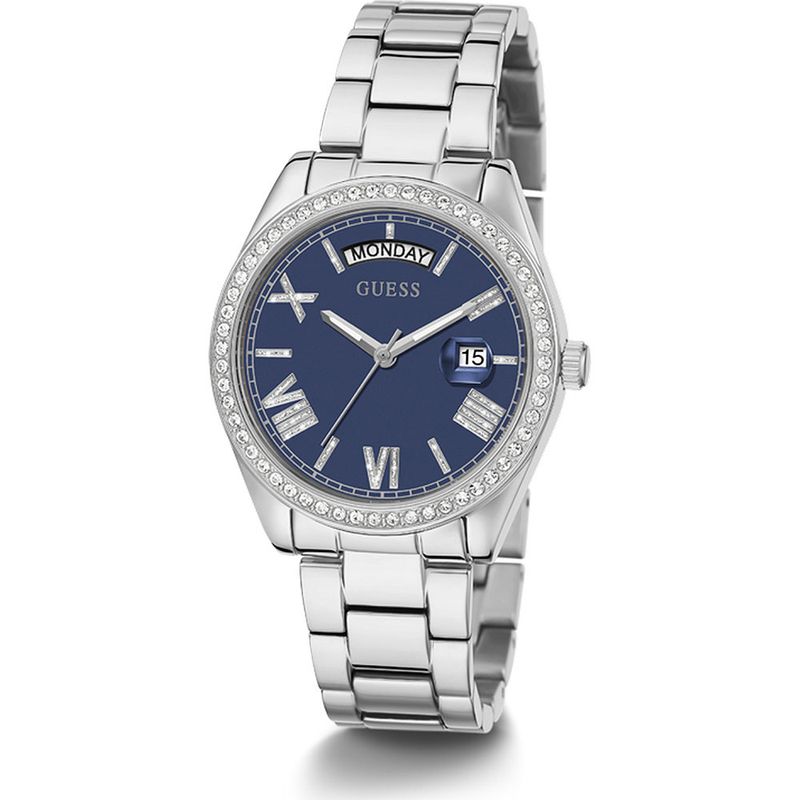 GUESS - Reloj Guess Luna GW0307L1 Plateado De Acero inoxidable Para Mujer.