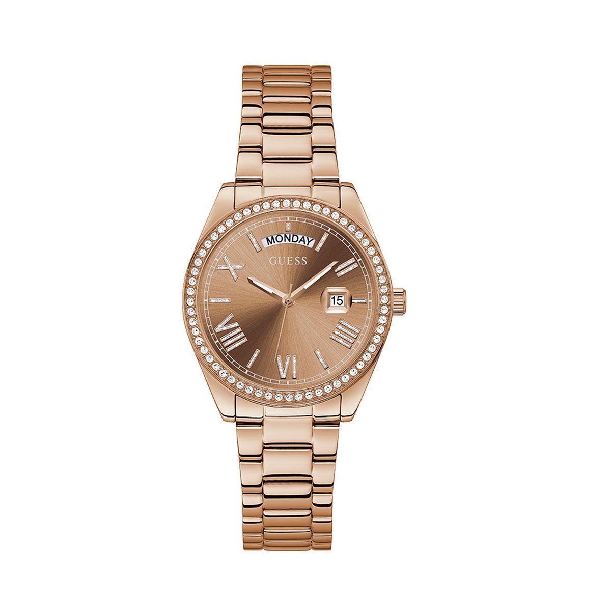 GUESS - Reloj Guess Luna GW0307L3 Rose gold De Acero inoxidable Para Mujer.