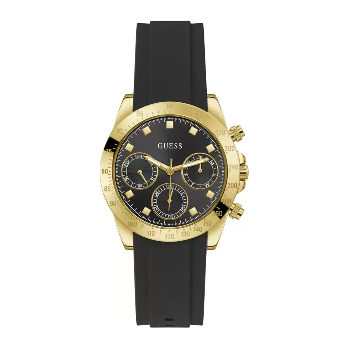 GUESS - Reloj Guess Eclipse GW0315L1 Negro De Silicona Para Mujer.