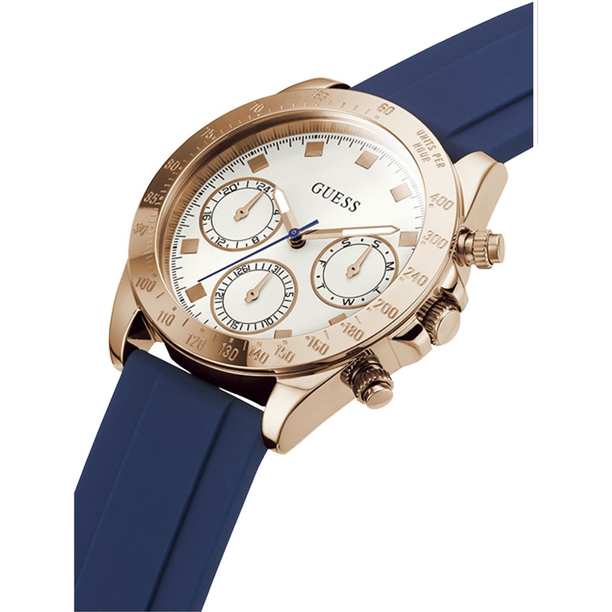 GUESS - Reloj Guess Eclipse GW0315L2 Azul De Silicona Para Mujer.