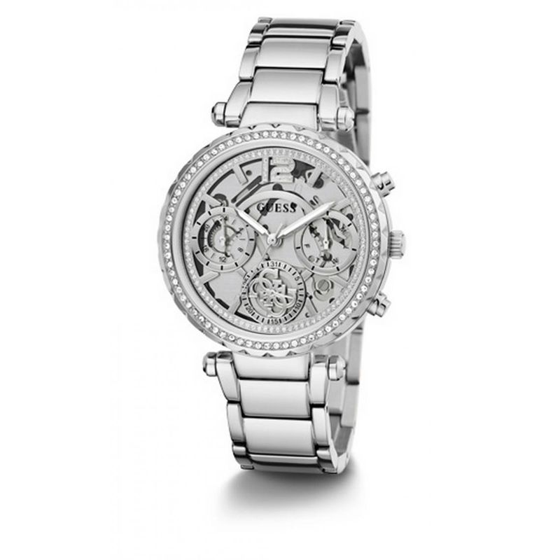 GUESS - Reloj Guess Solstice GW0403L1 Plateado De Acero inoxidable Para Hombre.