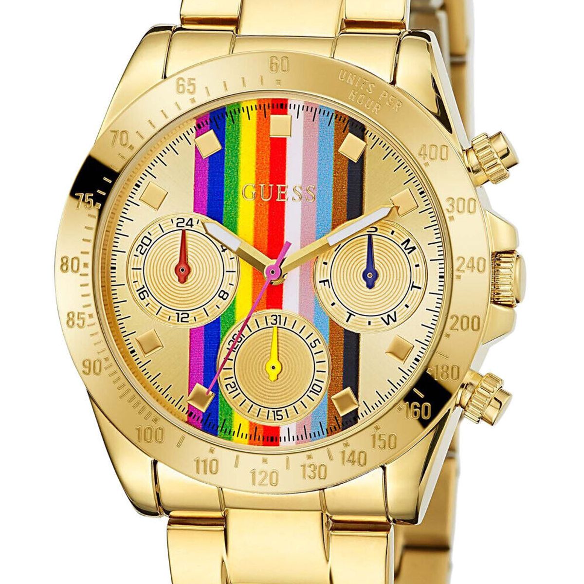 GUESS - Reloj Guess Eclipse GW0433L1 Dorado De Acero inoxidable Para Mujer.