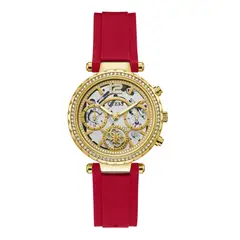 GUESS - Reloj Solstice GW0484L1 Rojo De Silicona Para Mujer.