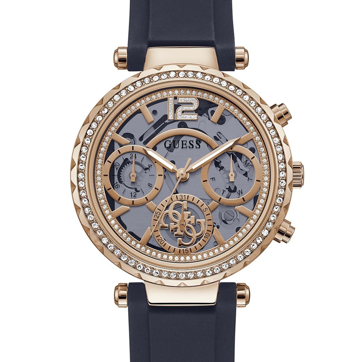 GUESS - Reloj Guess Solstice GW0484L2 Azul De Silicona Para Mujer.
