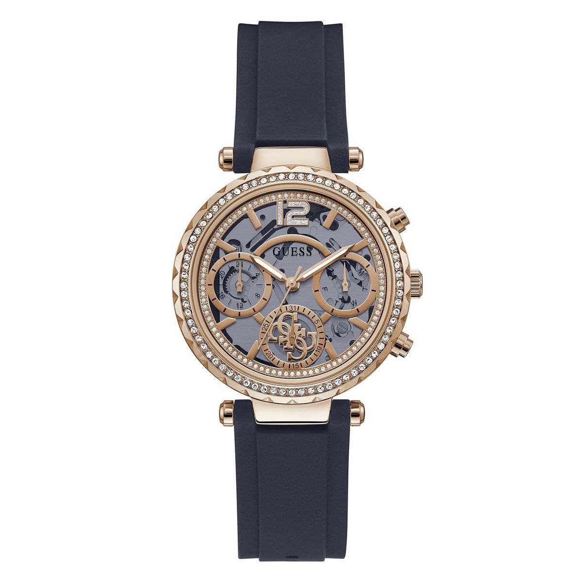 GUESS - Reloj Guess Solstice GW0484L2 Azul De Silicona Para Mujer.