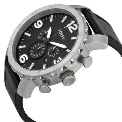 Imagen 2 del producto Reloj Nate JR1436 Negro De Cuero Piel Para Hombre.