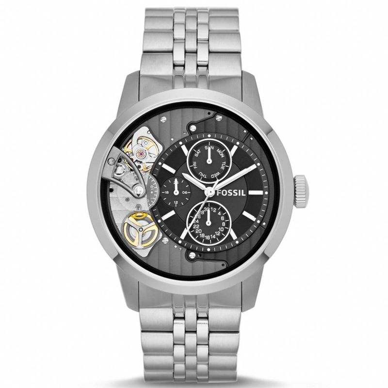 FOSSIL - Reloj Fossil Townsman ME1135 Plateado De Acero inoxidable Para Hombre.