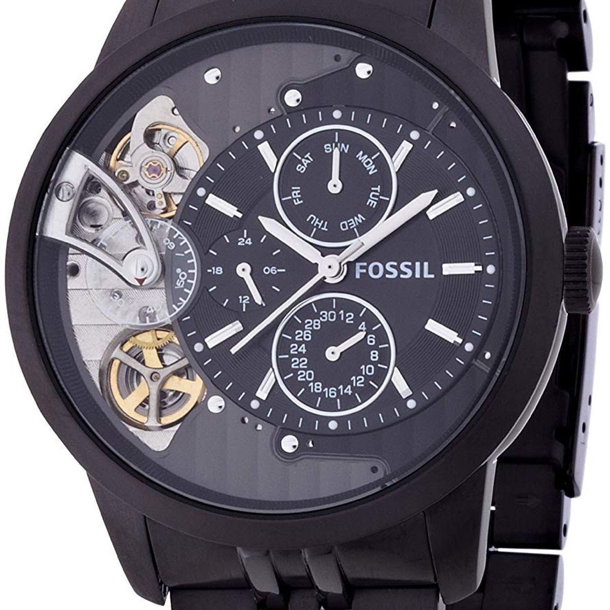 FOSSIL - Reloj Fossil Townsman ME1136 Negro De Acero inoxidable Para Hombre.