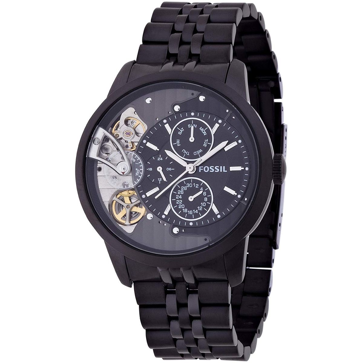 FOSSIL - Reloj Fossil Townsman ME1136 Negro De Acero inoxidable Para Hombre.