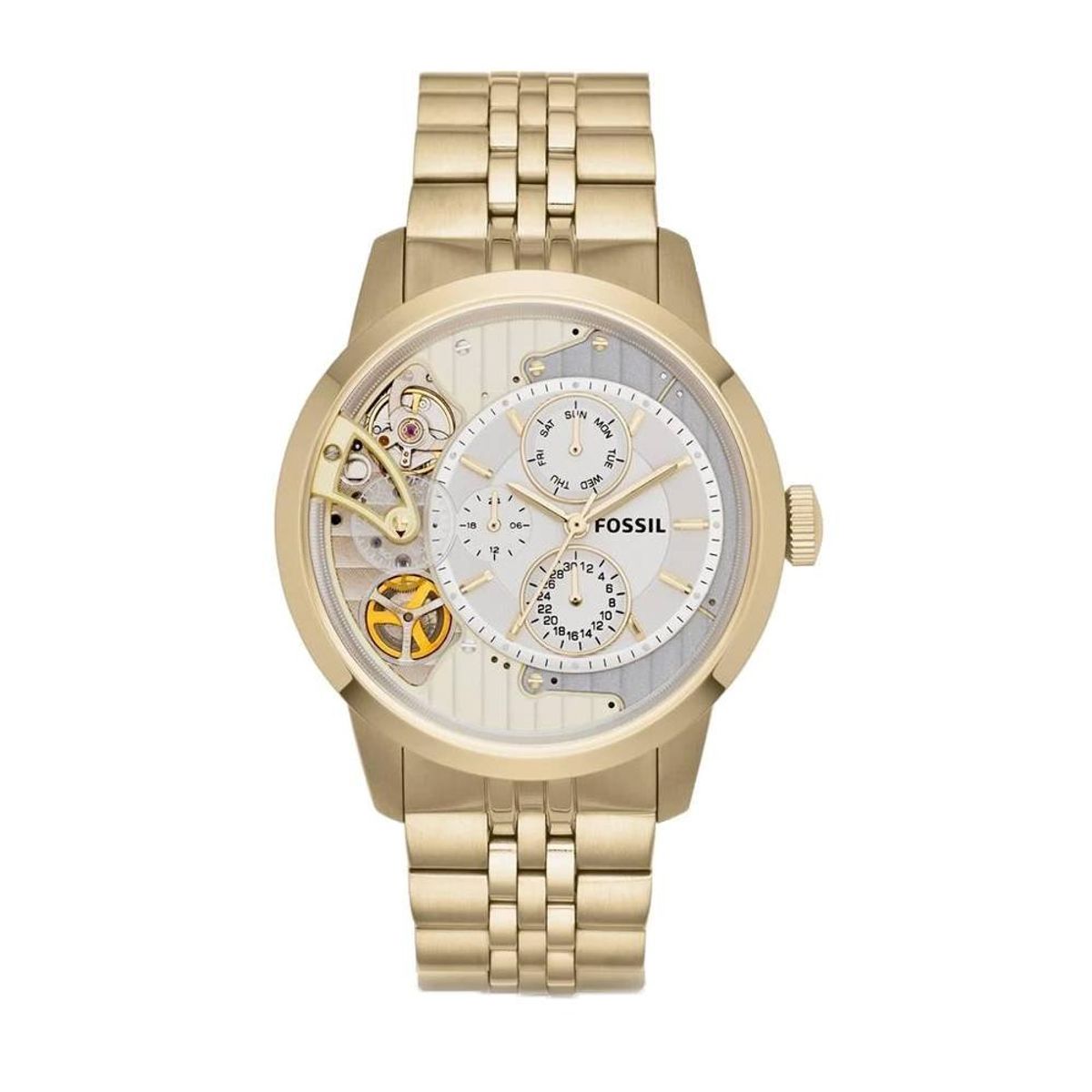 FOSSIL - Reloj Fossil Townsman ME1137 Dorado De Acero inoxidable Para Hombre.