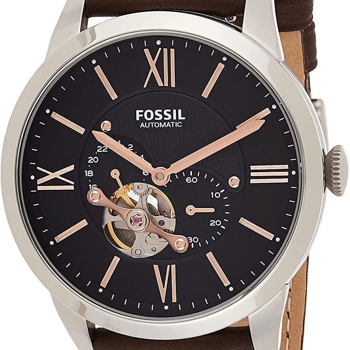 FOSSIL - Reloj Fossil Townsman ME3061 Marrón De Cuero Piel Para Hombre.