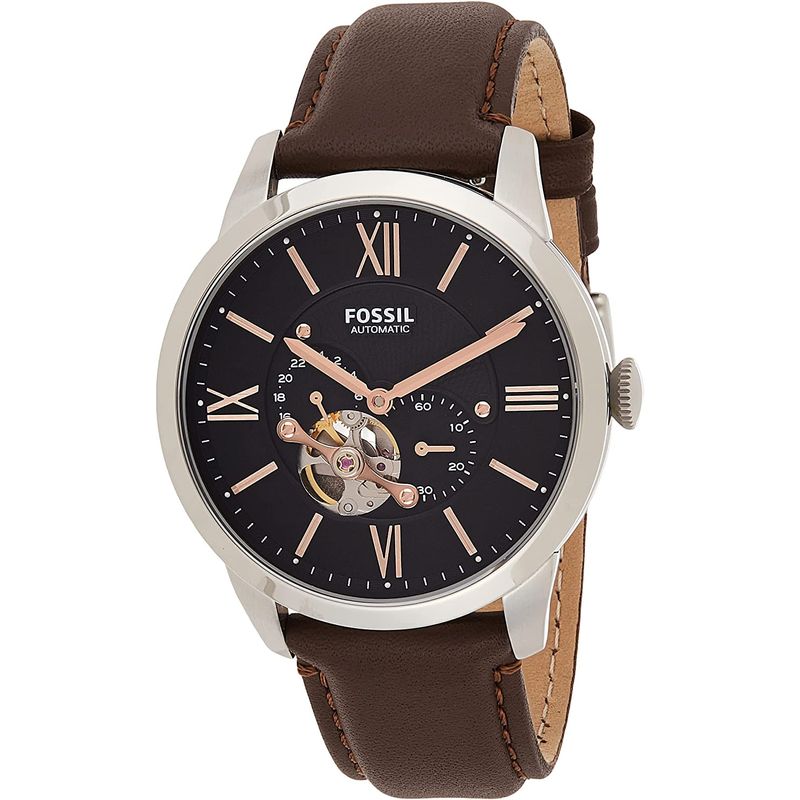 FOSSIL - Reloj Fossil Townsman ME3061 Marrón De Cuero Piel Para Hombre.