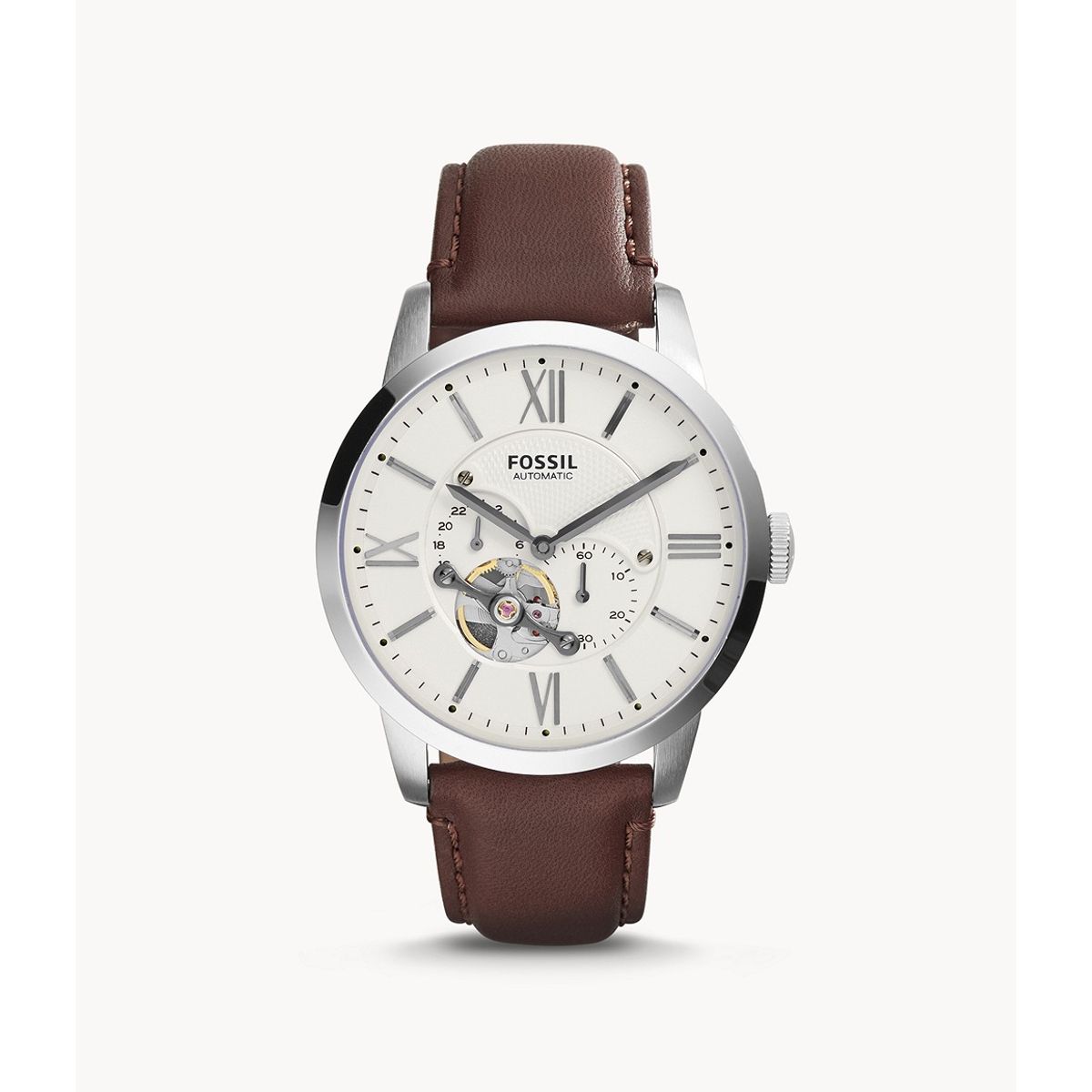 FOSSIL - Reloj Fossil Townsman ME3064 Marrón De Cuero Piel Para Hombre.
