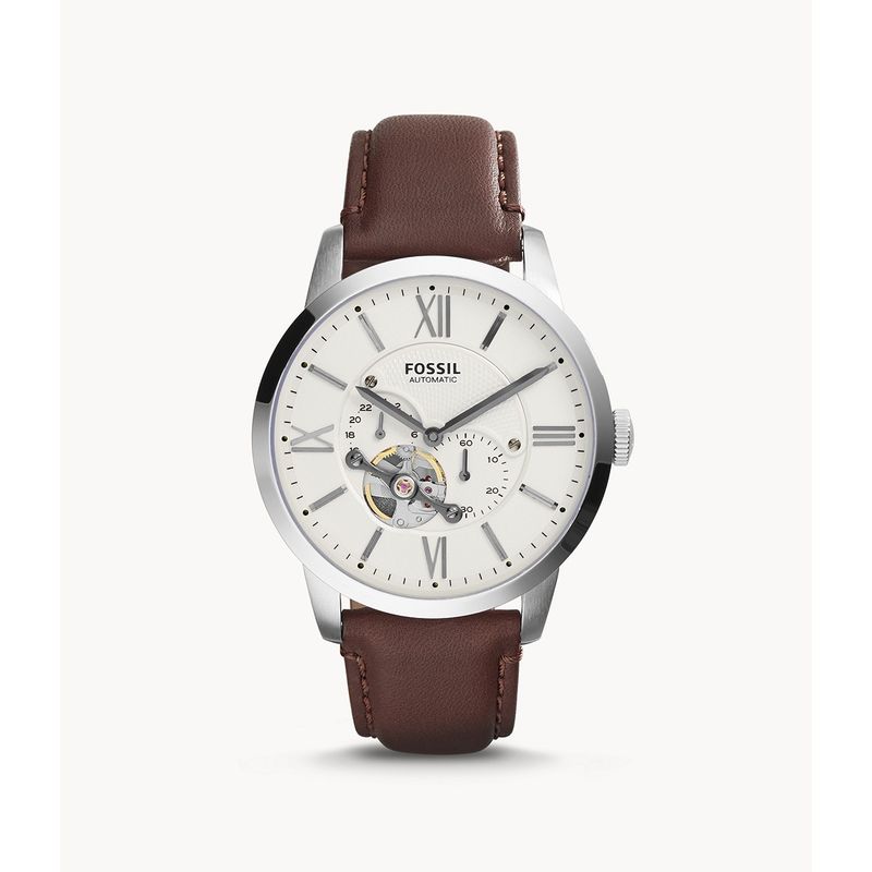 FOSSIL - Reloj Fossil Townsman ME3064 Marrón De Cuero Piel Para Hombre.