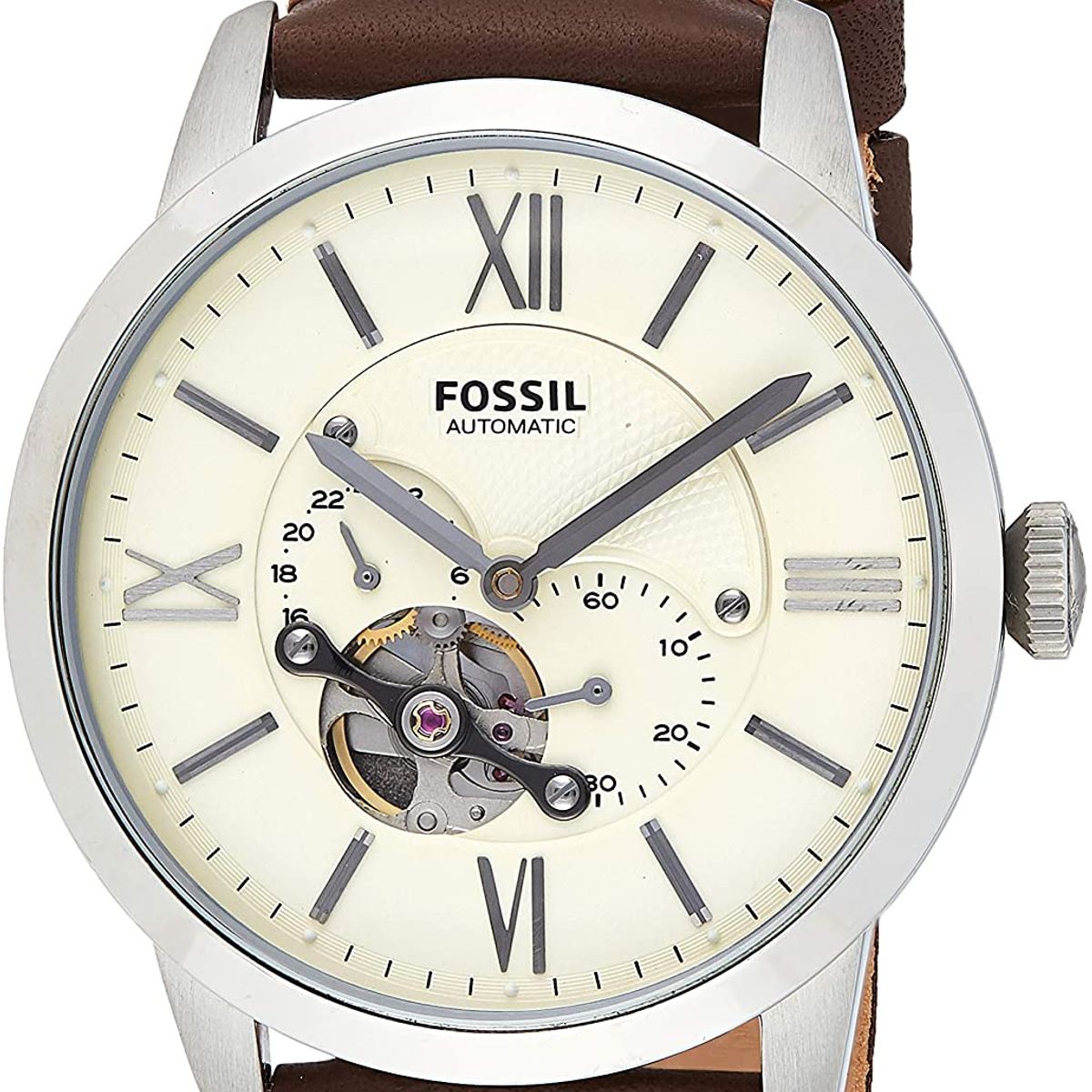 FOSSIL - Reloj Fossil Townsman ME3064 Marrón De Cuero Piel Para Hombre.