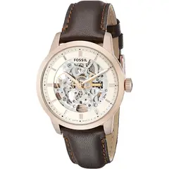 FOSSIL - Reloj Townsman ME3078 Marrón De Cuero Piel Para Mujer
