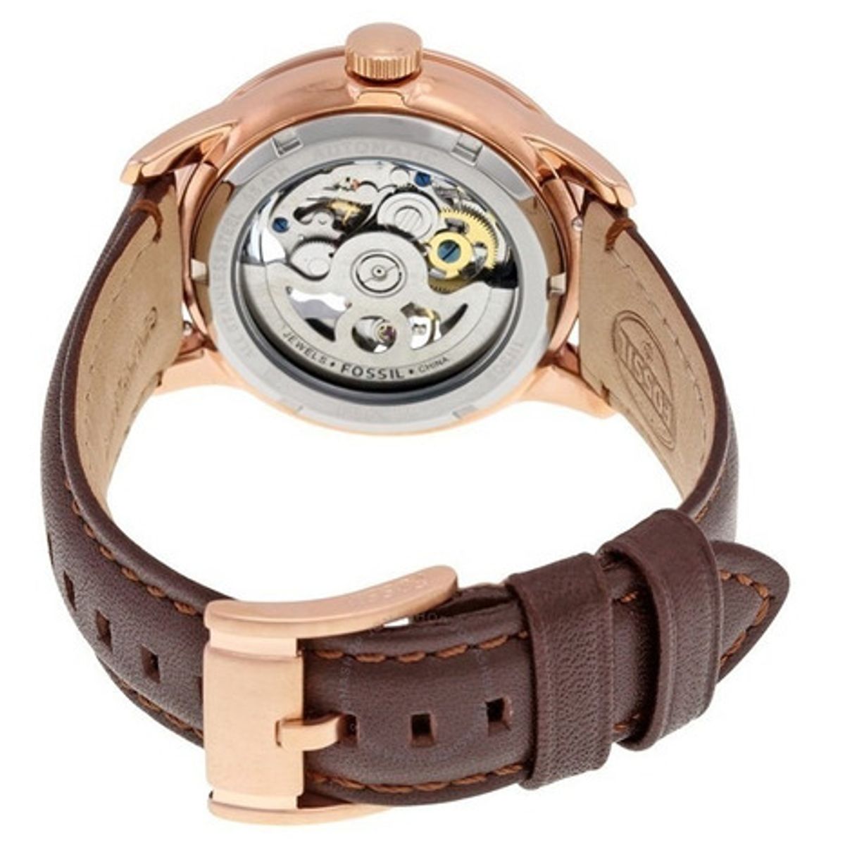 FOSSIL - Reloj Fossil Townsman ME3078 Marrón De Cuero Piel Para Mujer.