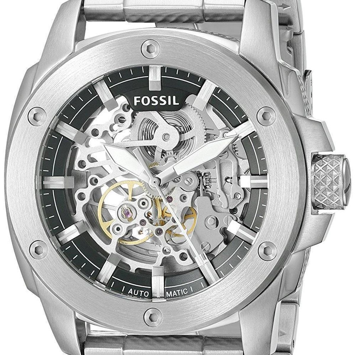 FOSSIL - Reloj Fossil Modern Machine ME3081 Plateado De Acero inox. P Hombre.